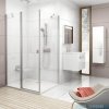 Ravak Chrome Prysznicowa ścianka stała CPS-80 satyna+transparent 9QV40U00Z1